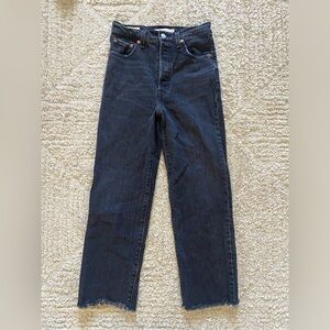 Black Ribcage Levi’s Jeans